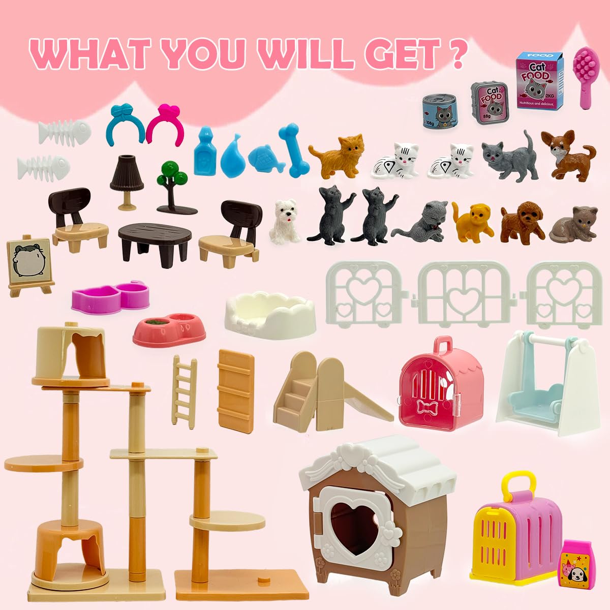 Taken All animal accessories enhance storytelling and role play with kids.