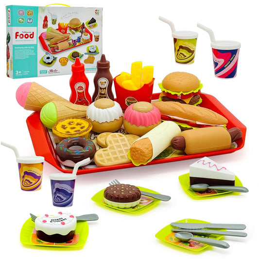Taken All burger toy for imaginative play with realistic details.