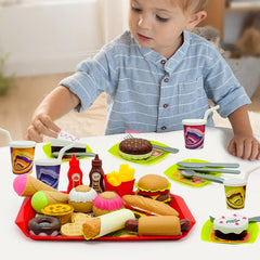 Taken All hot dog image supports fast-food role play with appetizing visuals.