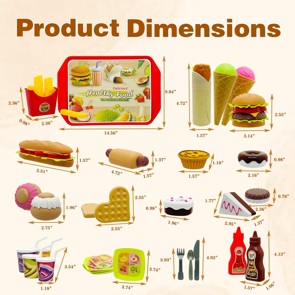 Taken All ketchup image encourages interactive dining scenarios during play.