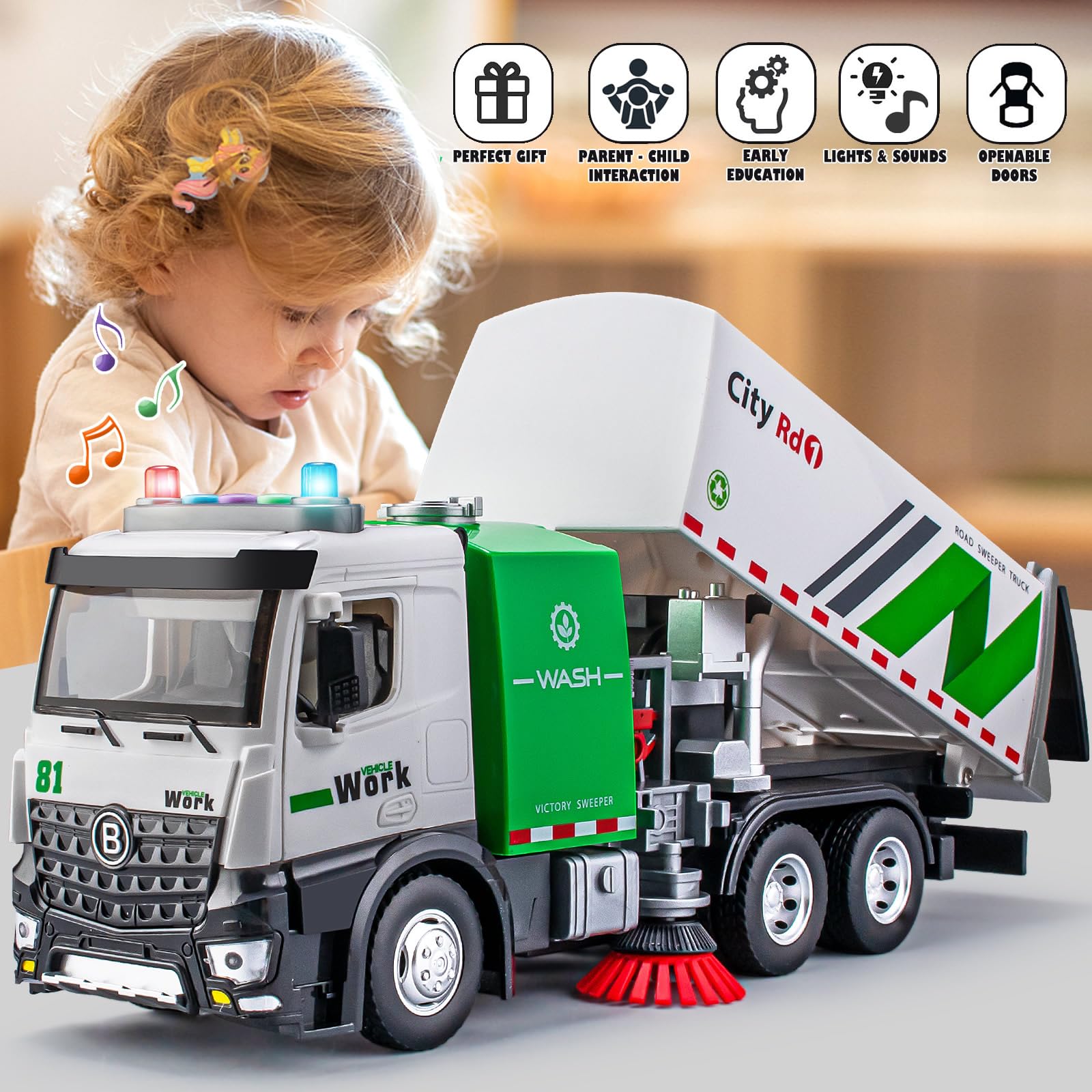 TAKGUD rubber tires provide sturdy grip for versatile play