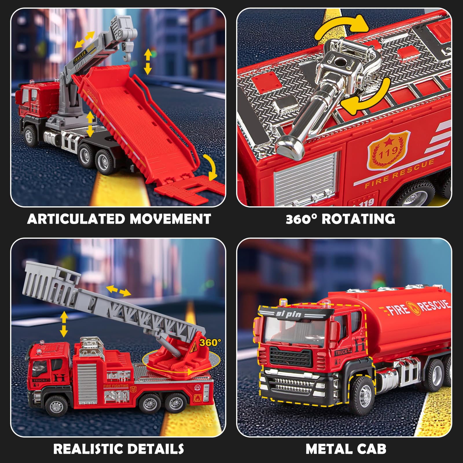TAKGUD tank truck toy emphasizes sturdy build for rugged playtime scenarios.