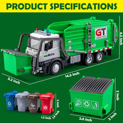TAKGUD trash bin color green highlights organization in pretend recycling