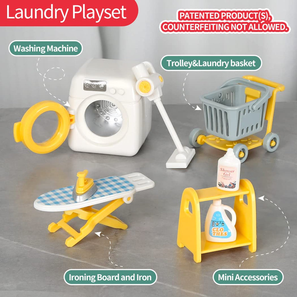 TAKIHON dollhouse fridge accessory adds realism for cozy storytelling and pretend meals.