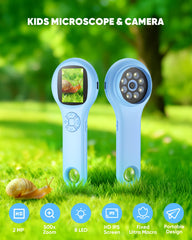 TAKMLY mini pocket microscope plant-trichomes shows leaf hairs for science projects