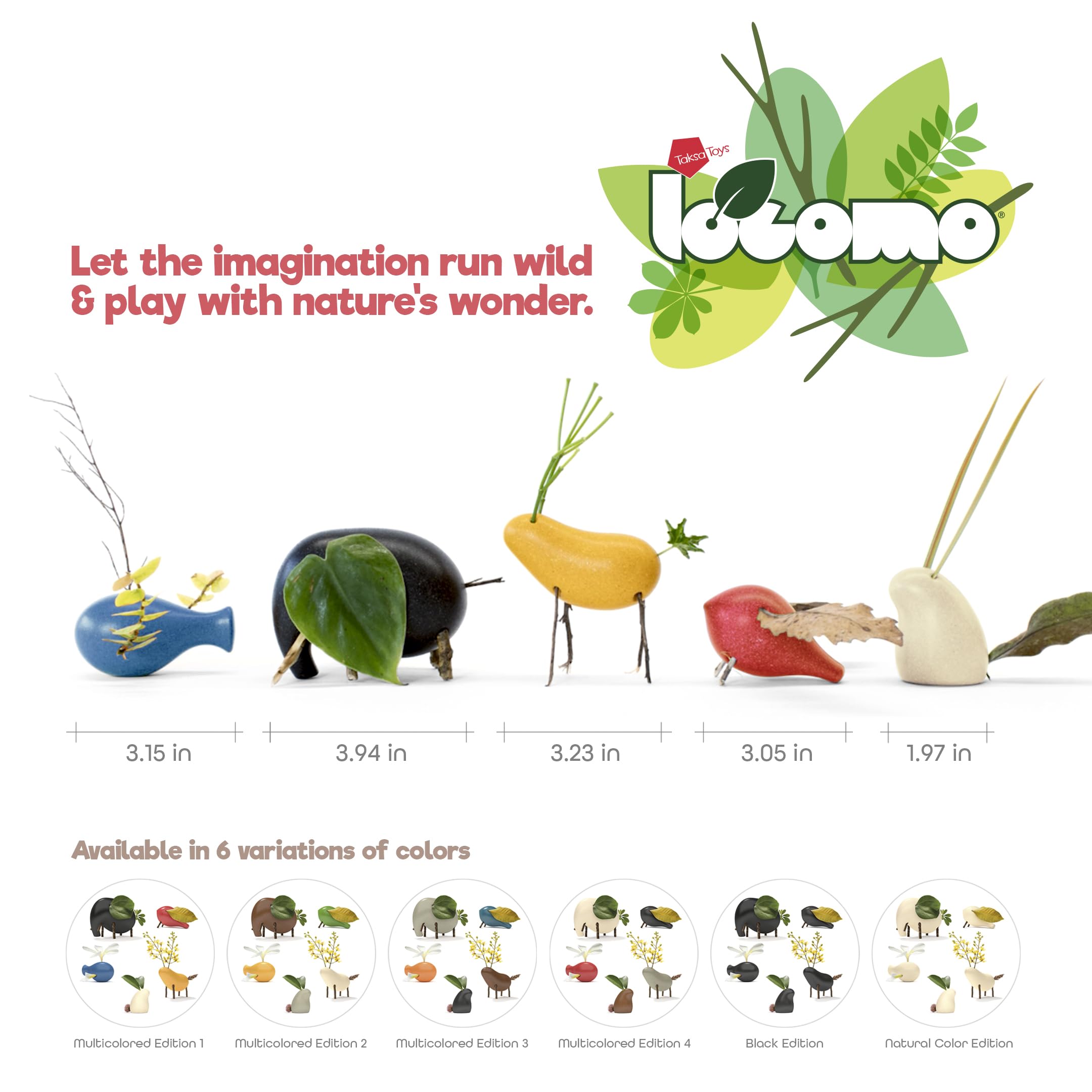 Taksa Toys Locomo Family 1 ideal gift set for curious kids.