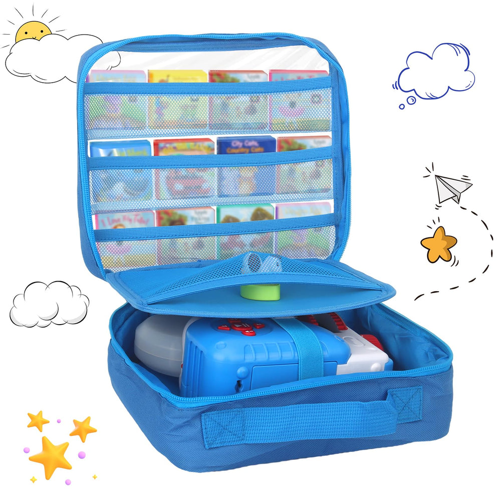 Taladad Story Dream Machine case interior pockets keep items neatly sorted during travel.