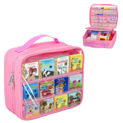 Taladad pink carrying case front view showing spacious storage for Dream Machine items