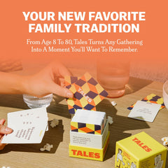 TALES 150 Conversation Cards gift-ready packaging invites memorable gatherings.