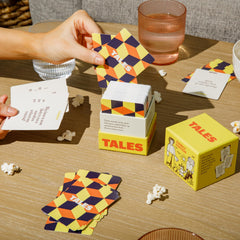 TALES 150 Conversation Cards close-up premium stock and vivid prompts.
