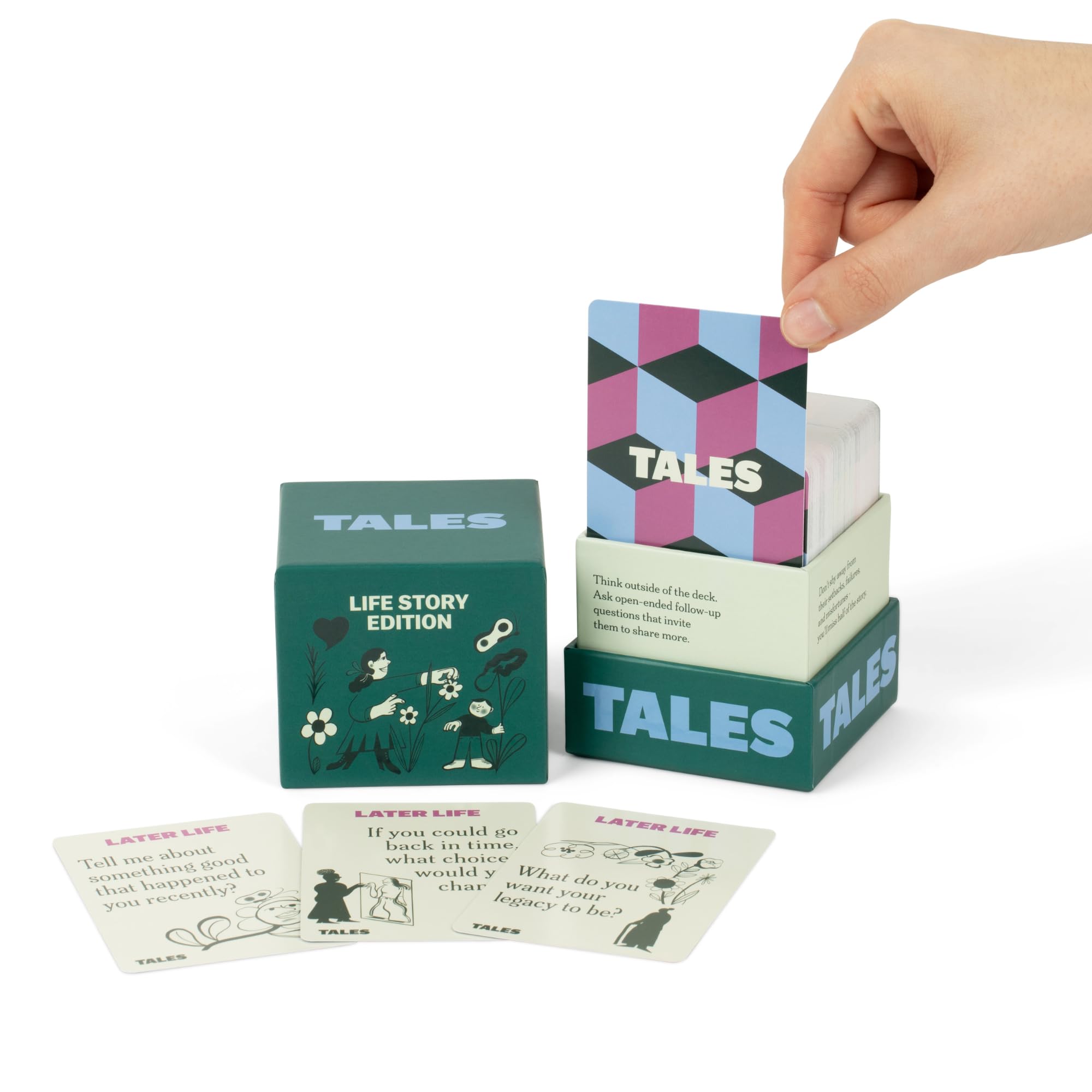 TALES early-life questions spark thoughtful conversations and memories.