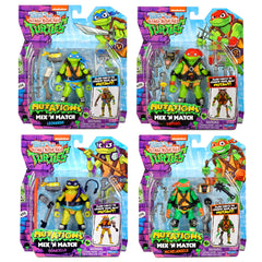 Tales of TMNT Mix N Match bundle showcasing all four figures and interchangeable limbs.