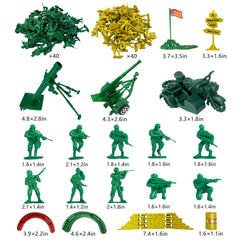 TALGIC Army Men ambulance and tents image supports rescue missions