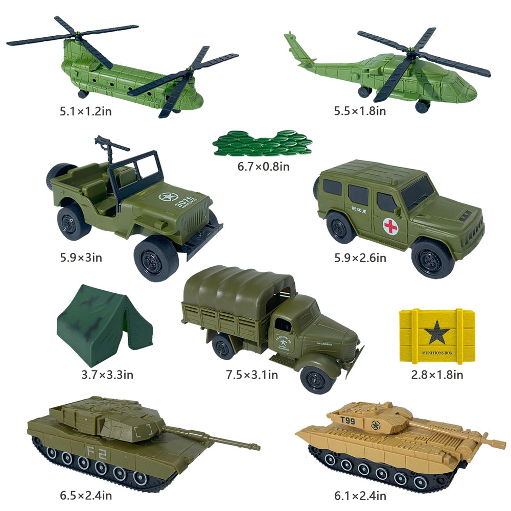 TALGIC Army Men jeeps and trucks image ideal for convoy missions