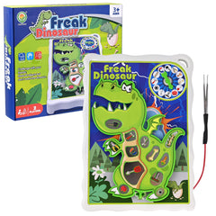 TALGIC Dinosaur Board Game dino pieces on the board boost fine motor skills and focus.