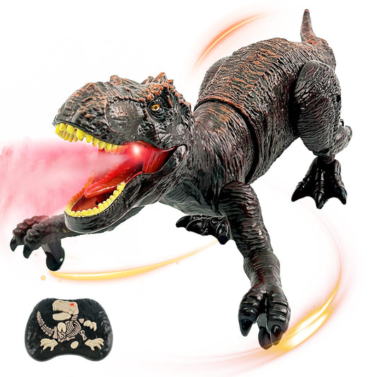 TALGIC remote control dinosaur toy demonstrates fast response for action play.