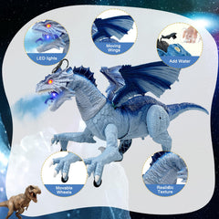 TALGIC dragon mist spray feature captured in action pose for realism