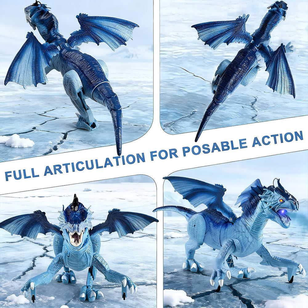 TALGIC dragon roaring with glowing eyes during active play