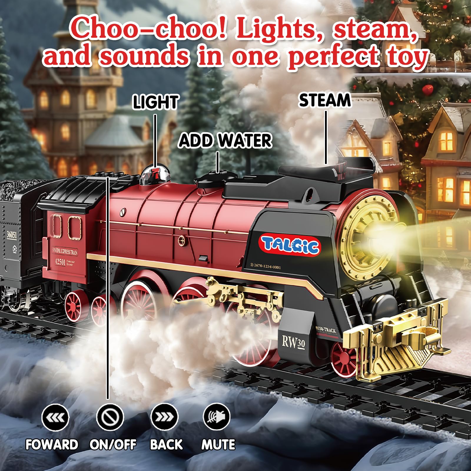 TALGIC coal tender with hidden battery maintaining vintage look while powering the train