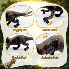 TALGIC dinosaur toy battery life offers over three hours of continuous fun.