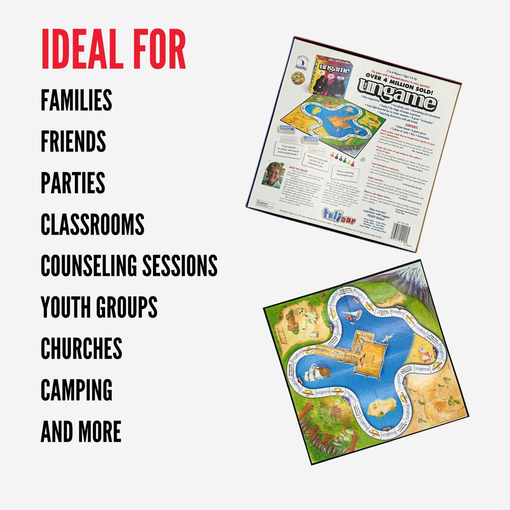TaliCor Ungame emotion spaces on board for sharing feelings.