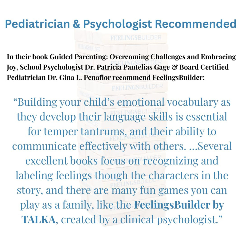 Home play with TALKA Feelings Builder supports relaxed family learning.