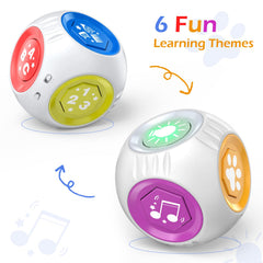 Talkfun bilingual modes and volume control support language exposure.