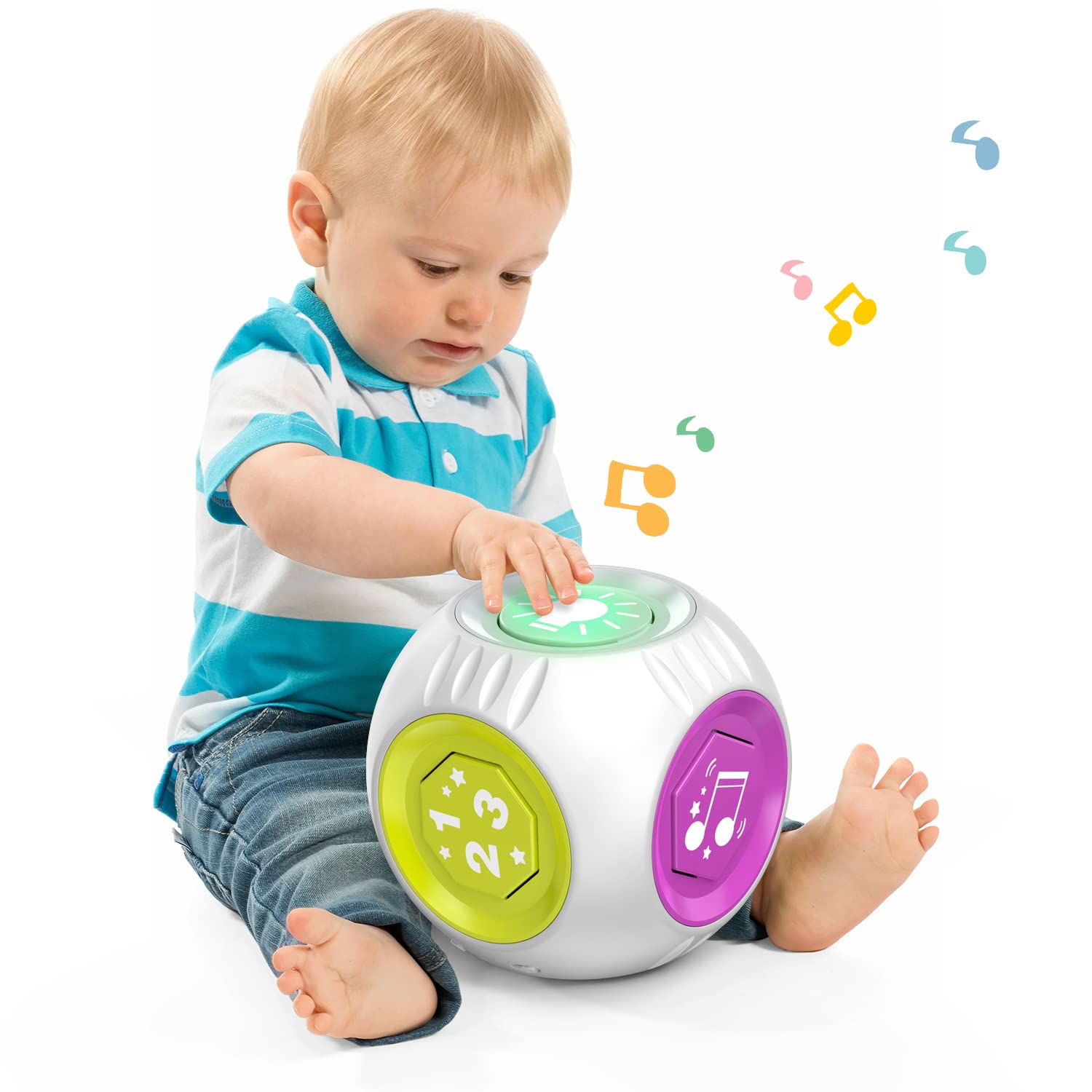 Talkfun colorful music cube buttons spark early learning and play.