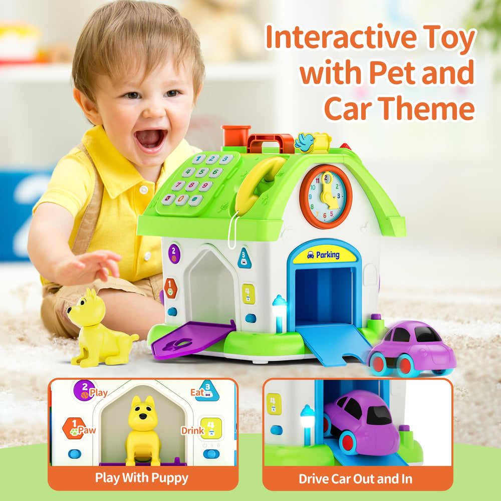 Talkfun Montessori toy door and key inspires problem-solving with interactive opening.