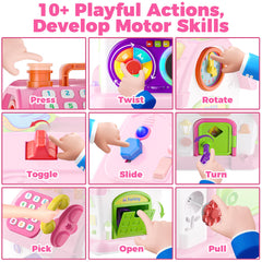 Talkfun BPA-free ABS construction ensures safe, durable toddler play.
