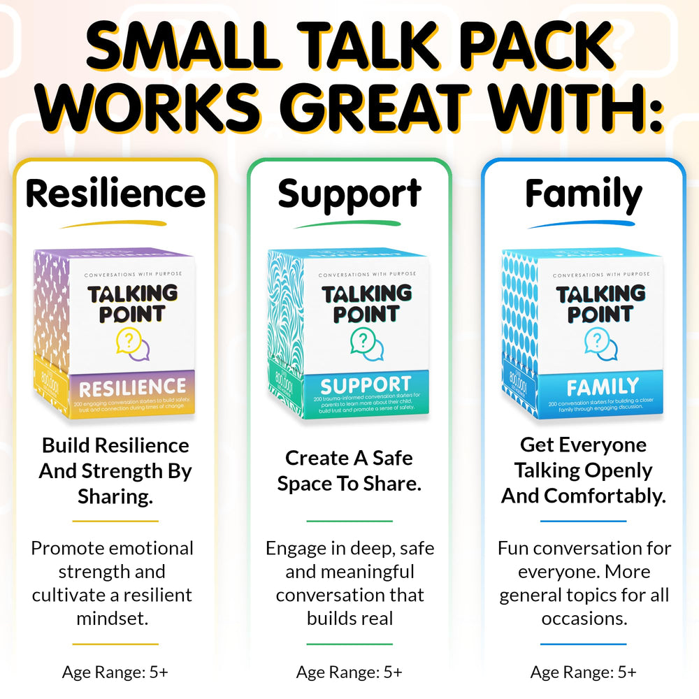 Talking Point Cards eight-category design adds variety to sessions