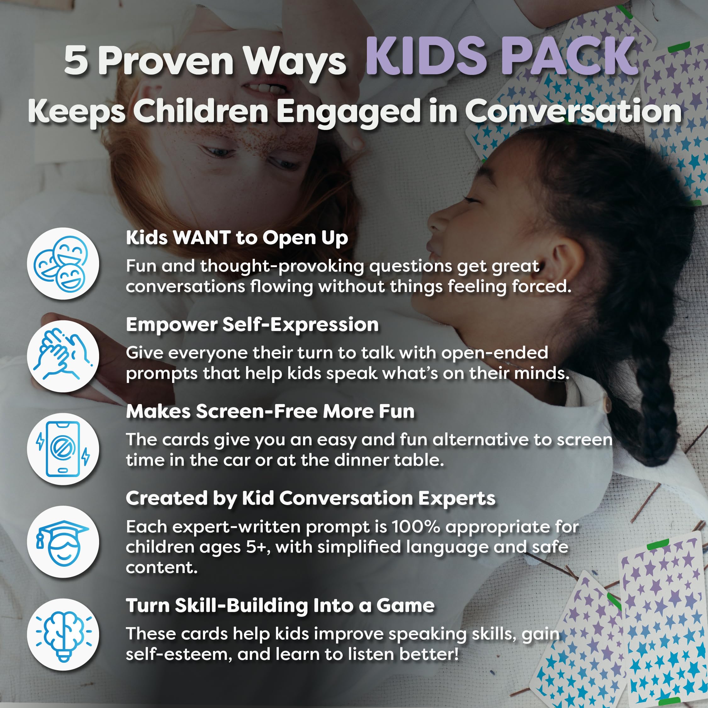 Talking Point Cards family-dinner-table enables engaging conversations for calmer meals.
