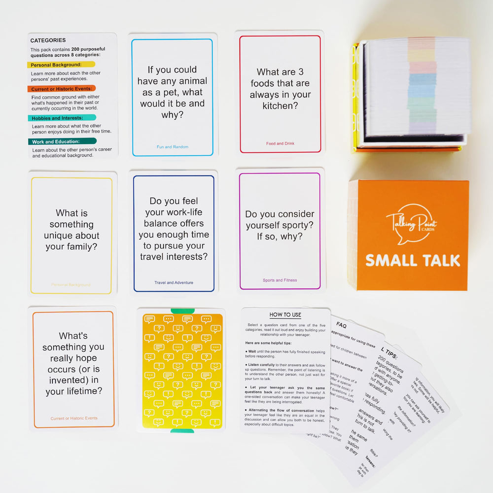 Talking Point Cards premium cardstock offers tactile, satisfying handling