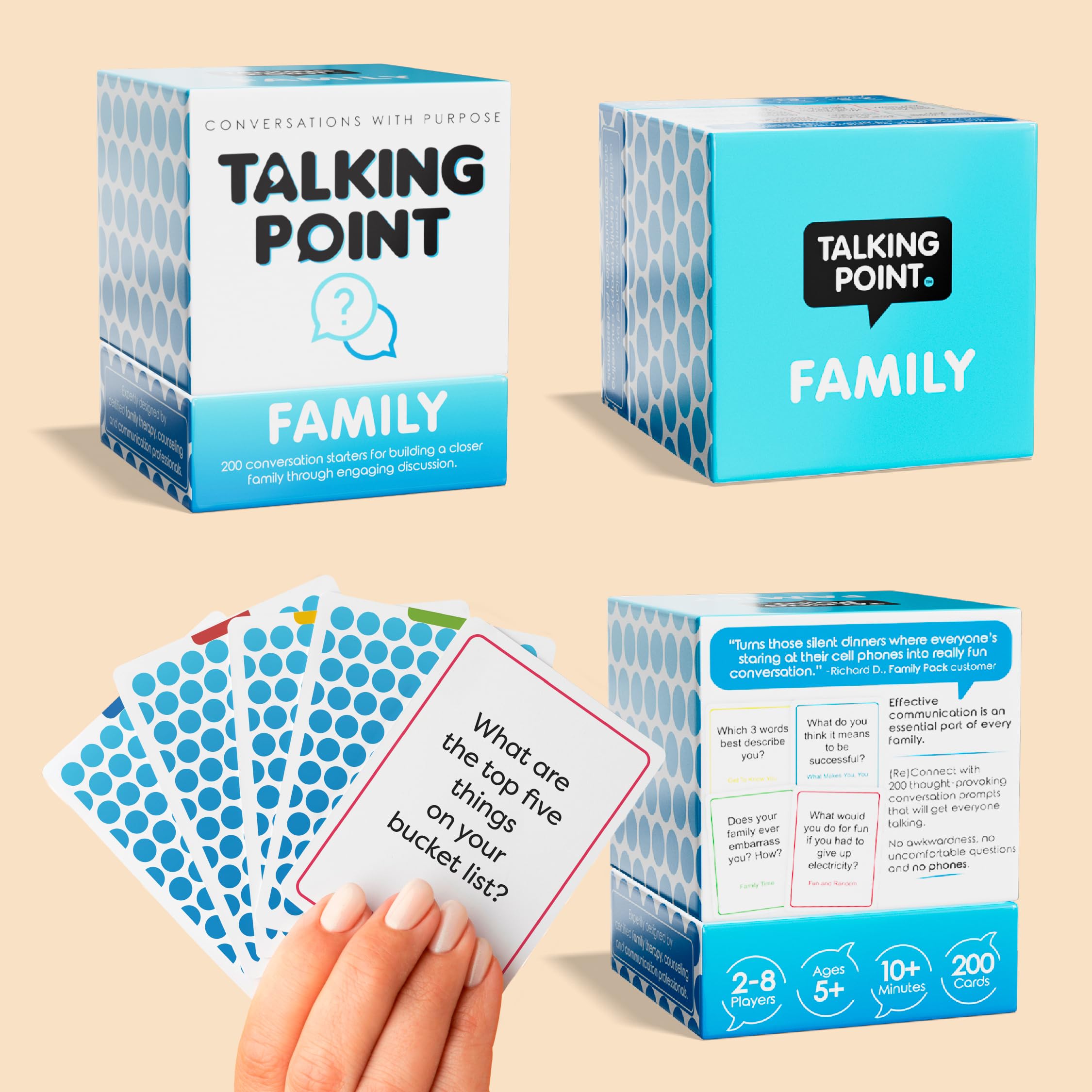 Talking Point Cards road-trip-essentials prompts family bonding on long drives.