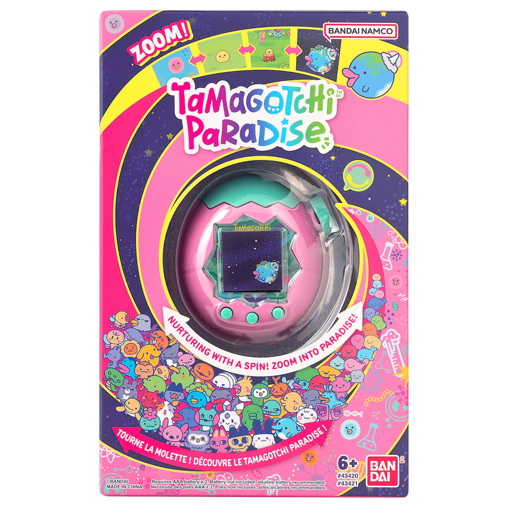 Tamagotchi Paradise Breed Play creates new character generations from parental genes.