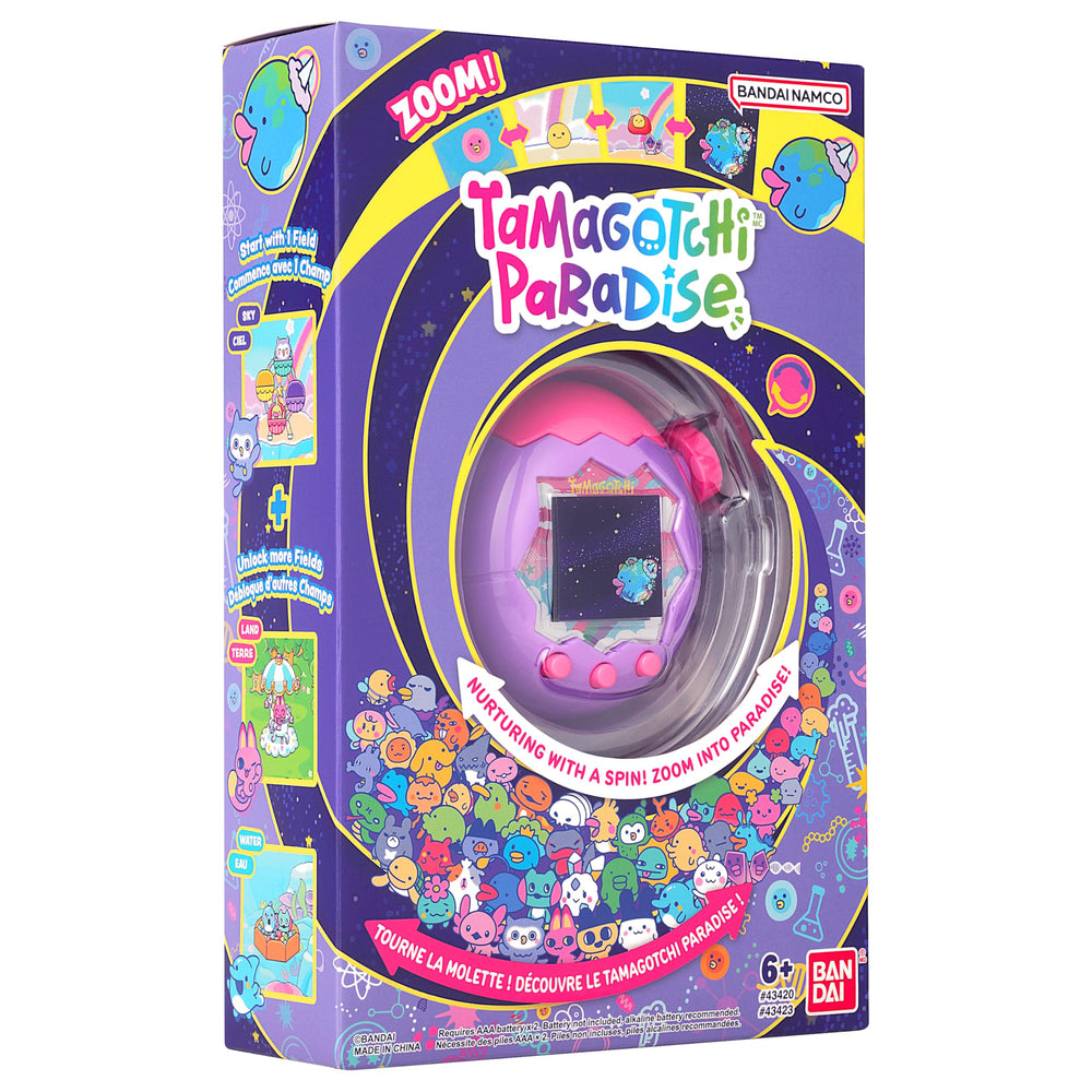 Tamagotchi Paradise Purple Sky three fields Sky Land Water for expanded play