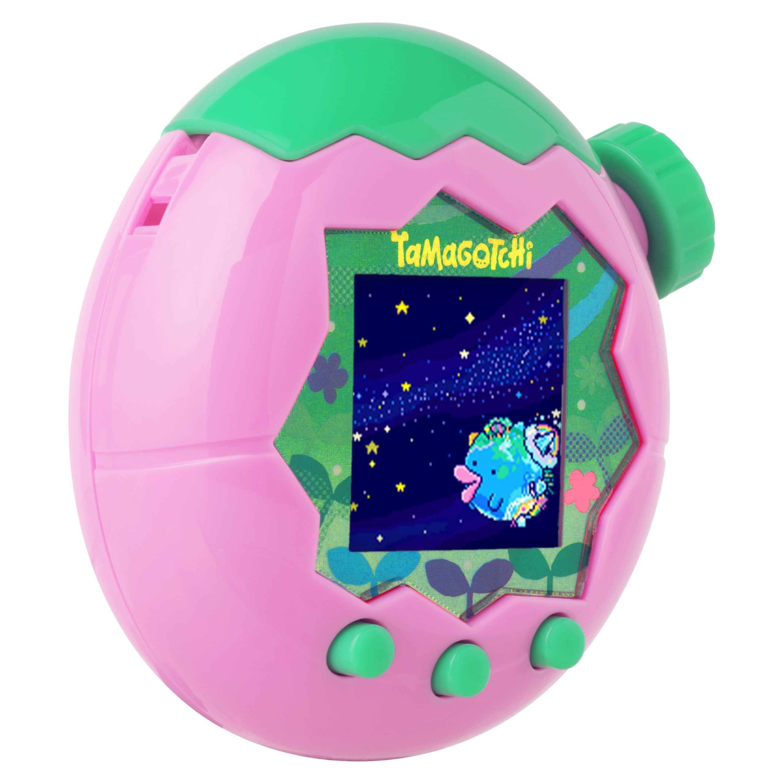 Tamagotchi Paradise Three Fields unlock Land, Water, and Sky for varied play.
