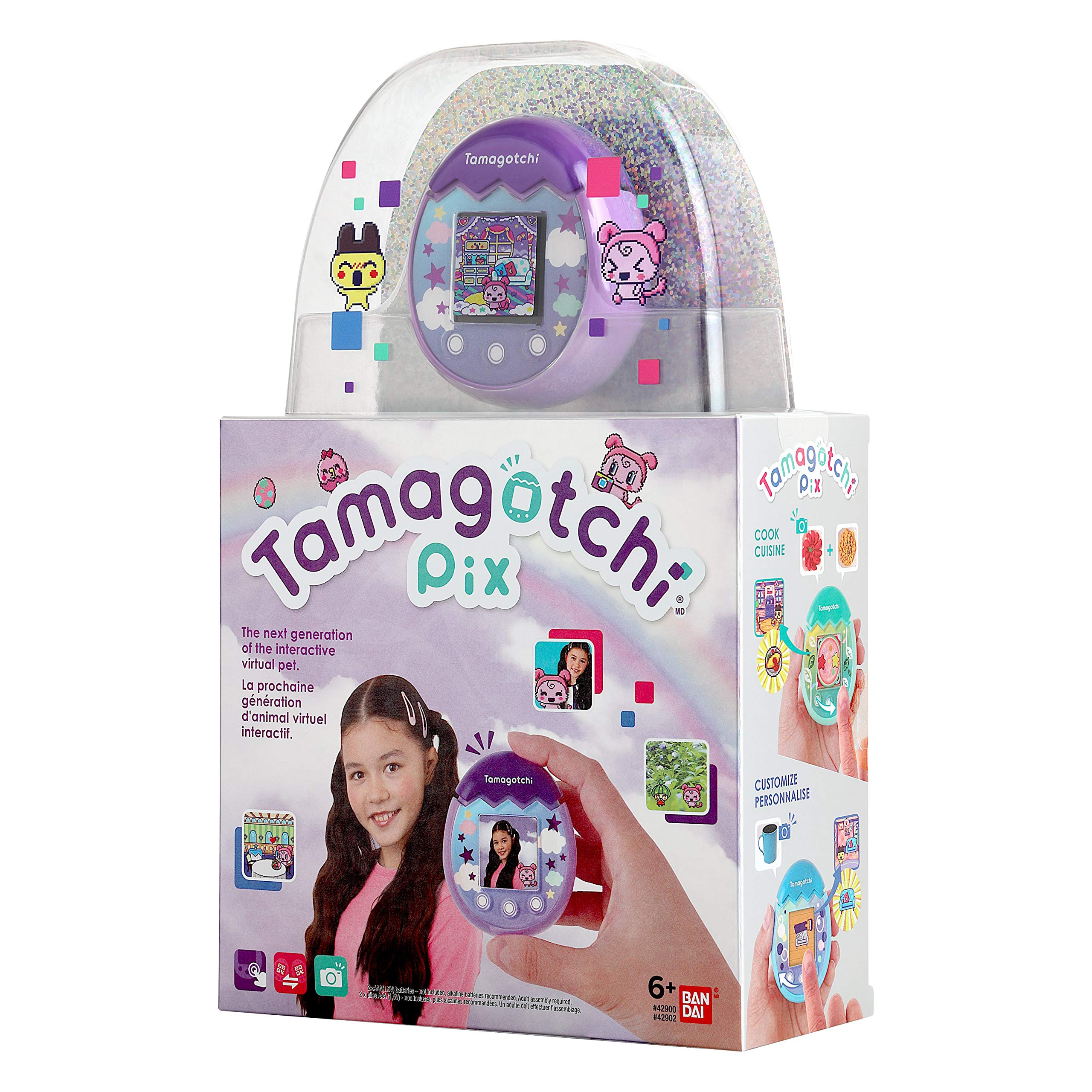 Tamagotchi Pix Sky character development and profession exploration