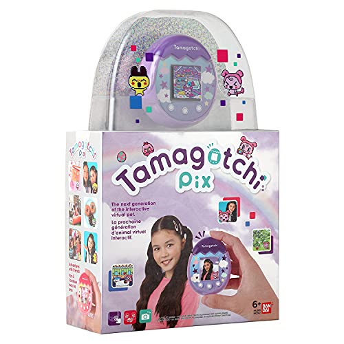 Tamagotchi Pix Sky touch-buttons provide responsive on‑device interaction