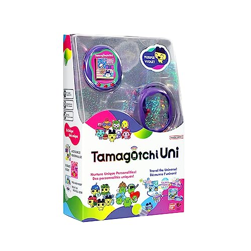 Tamagotchi Uni multiplayer playdate with friends to exchange gifts.