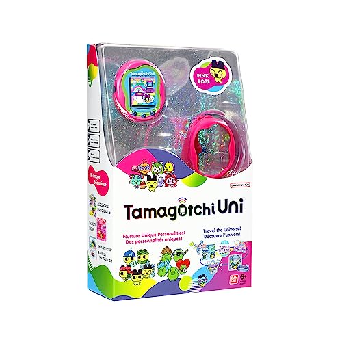 Tamagotchi Uni wedding-feature suggesting bond-building options within the Tamaverse.