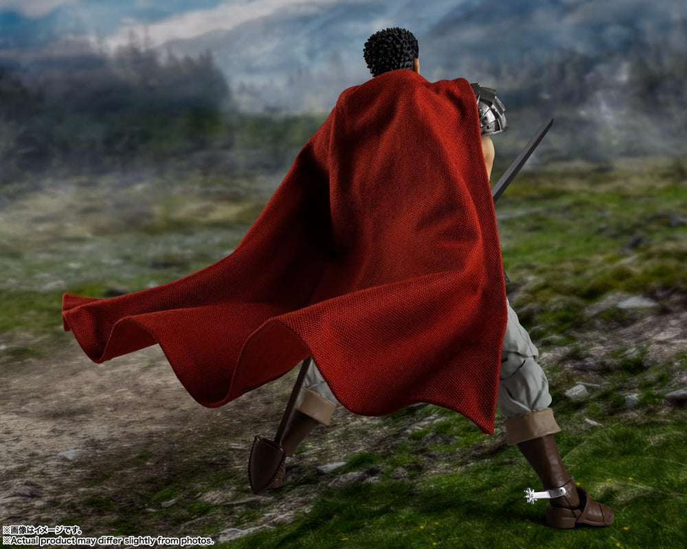 TAMASHII NATIONS Berserk Guts S.H.Figuarts facial parts for varied expressions.