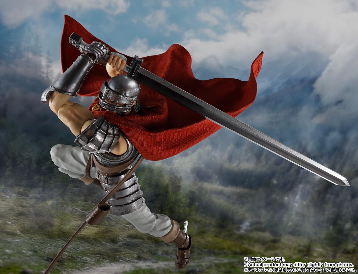 TAMASHII NATIONS Berserk Guts S.H.Figuarts sword for action display.