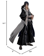 Tamashii Nations Byakuya Kuchiki figure diorama-ready for scene-building.