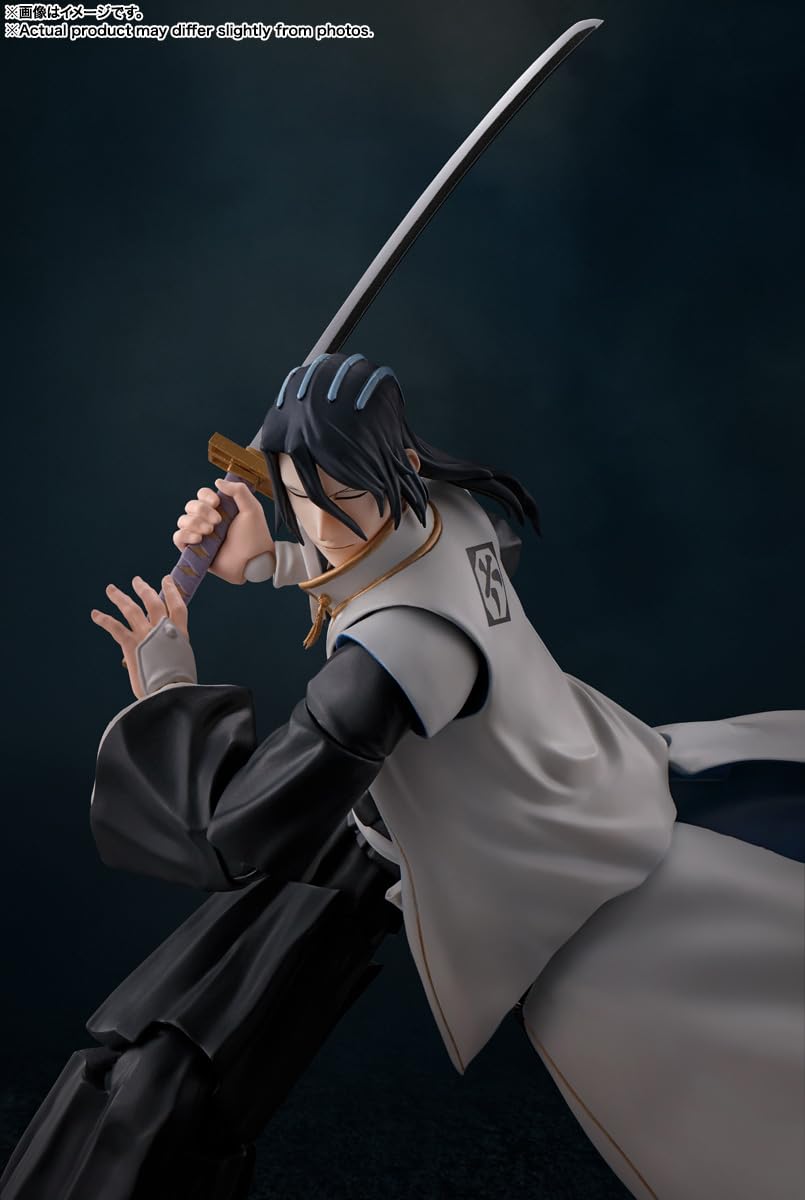 Tamashii Nations Byakuya Kuchiki figure hands set enables dynamic posing.