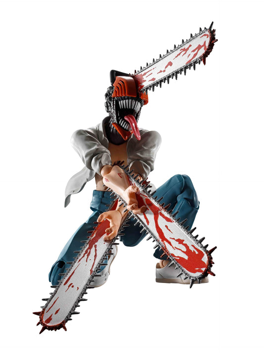 TAMASHII NATIONS Chainsaw Man Reze Arc figure head close-up for detailed display