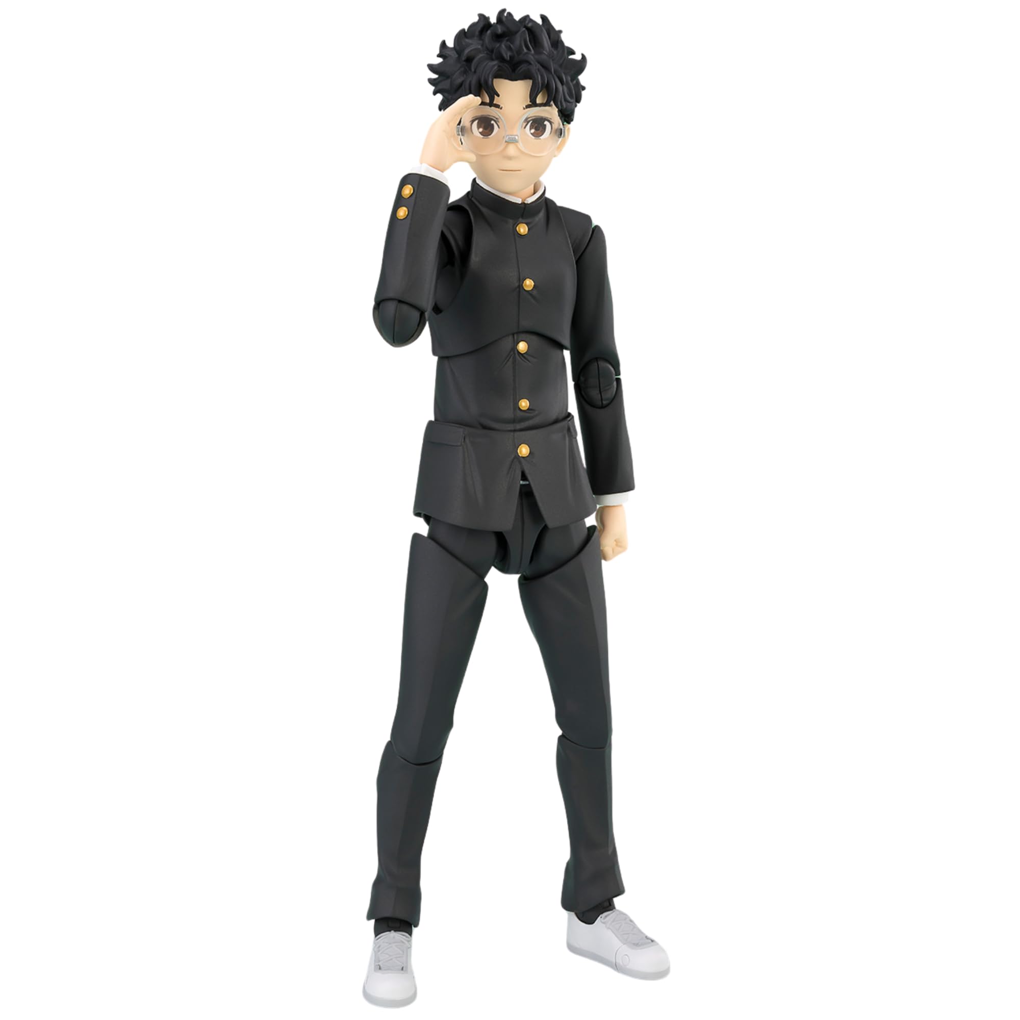 TAMASHII NATIONS Okarun S.H.Figuarts front view for dynamic display.