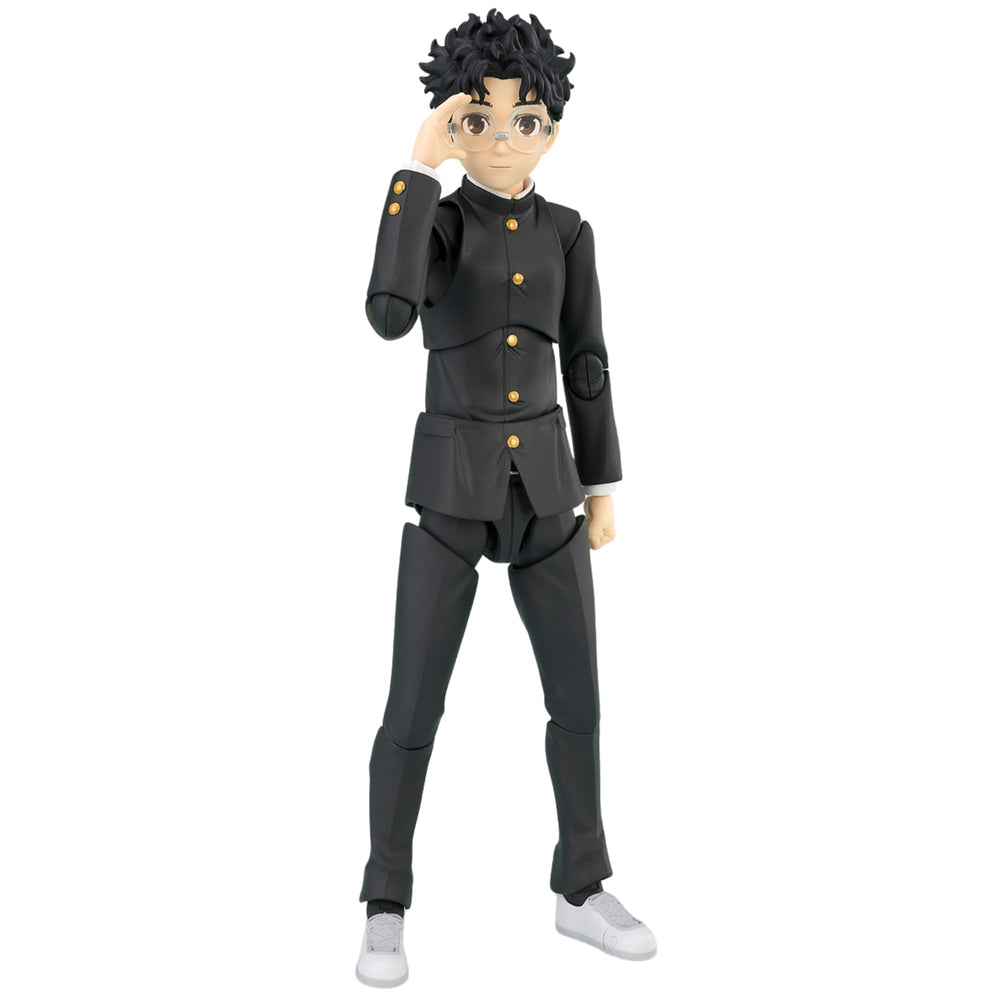 TAMASHII NATIONS Okarun S.H.Figuarts front view for dynamic display.