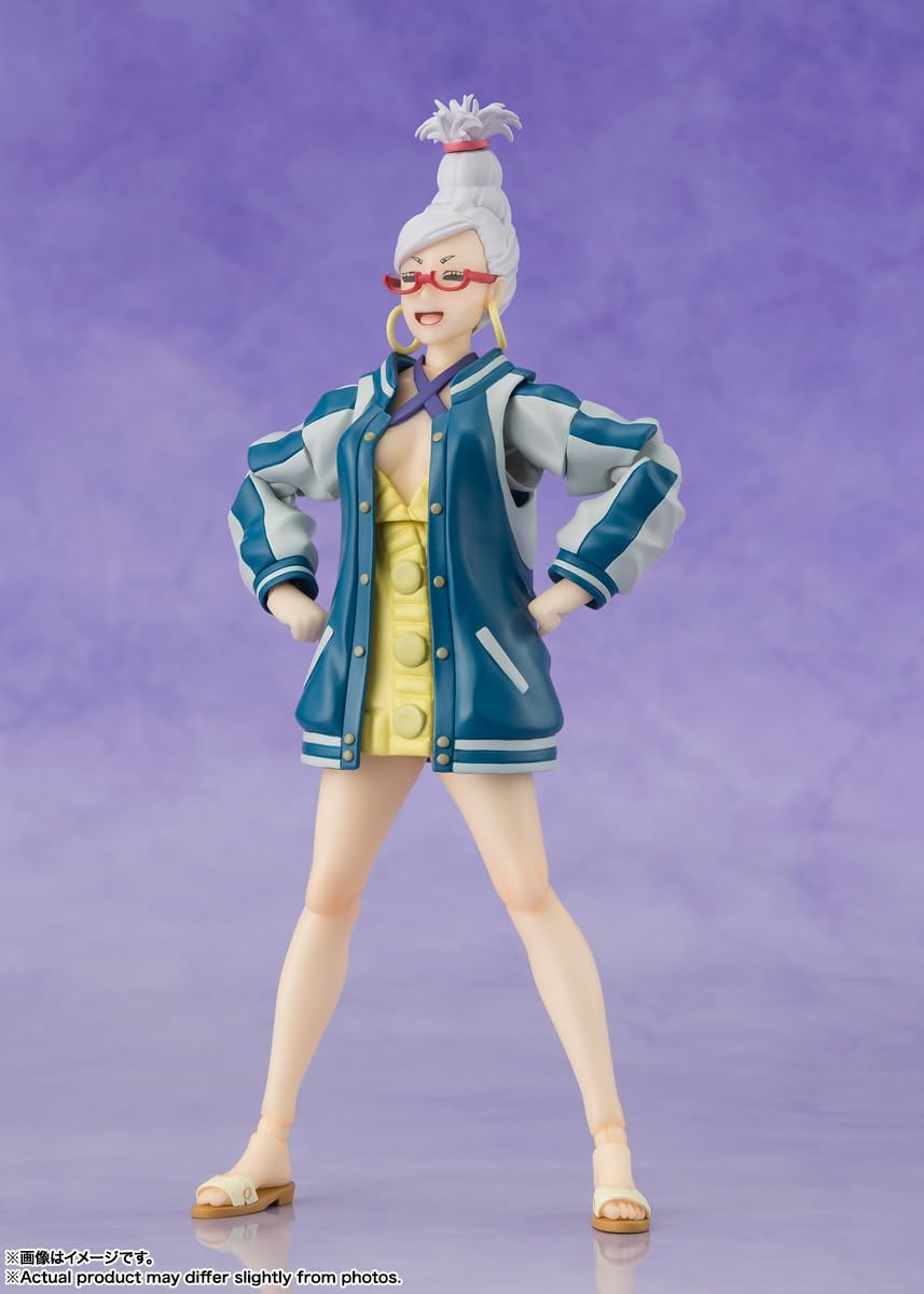 TAMASHII NATIONS DanDaDan Seiko S.H.Figuarts packaging shows Bandai Namco warning label