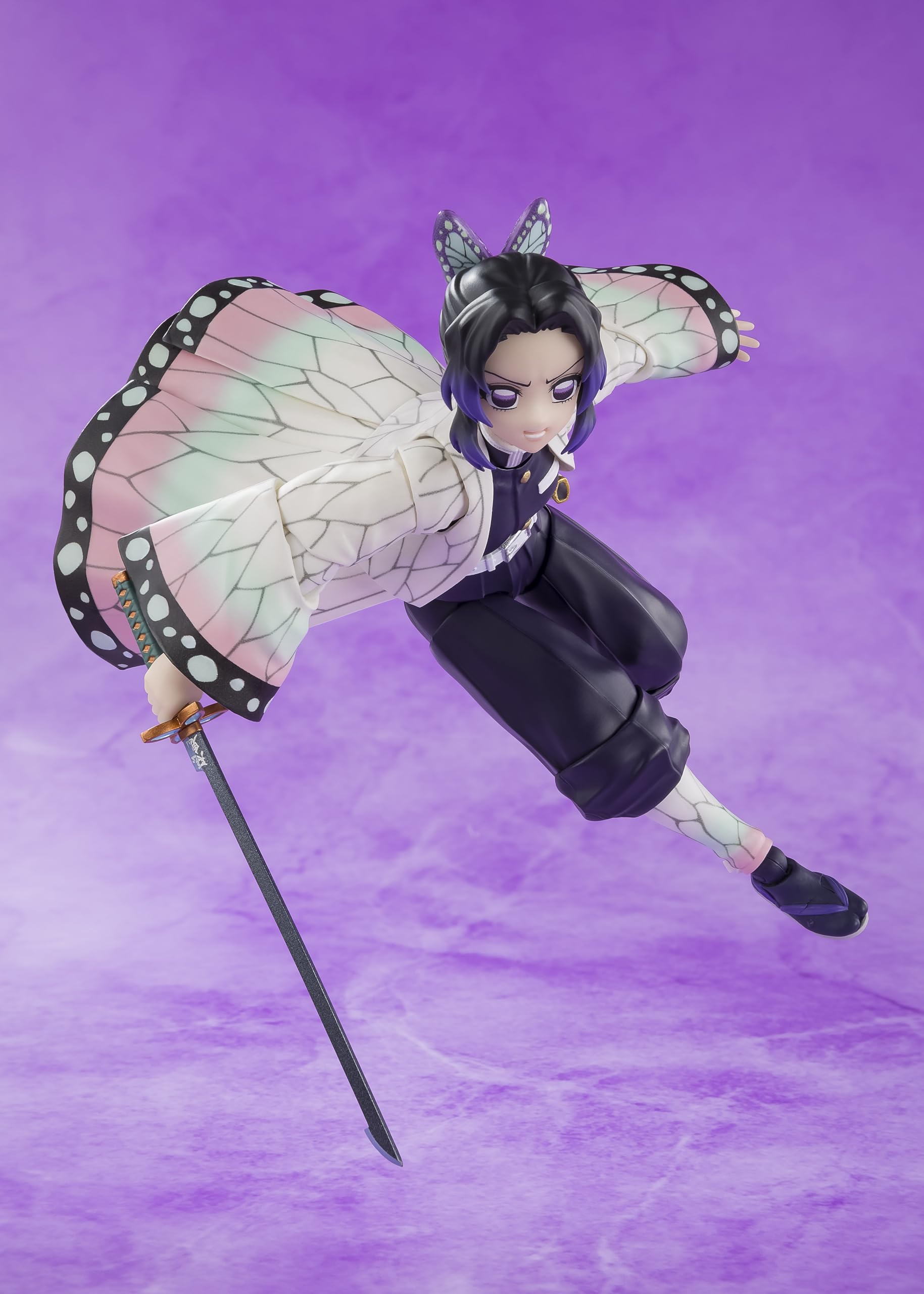 Tamashii Nations Shinobu Kocho articulation range enables expressive poses